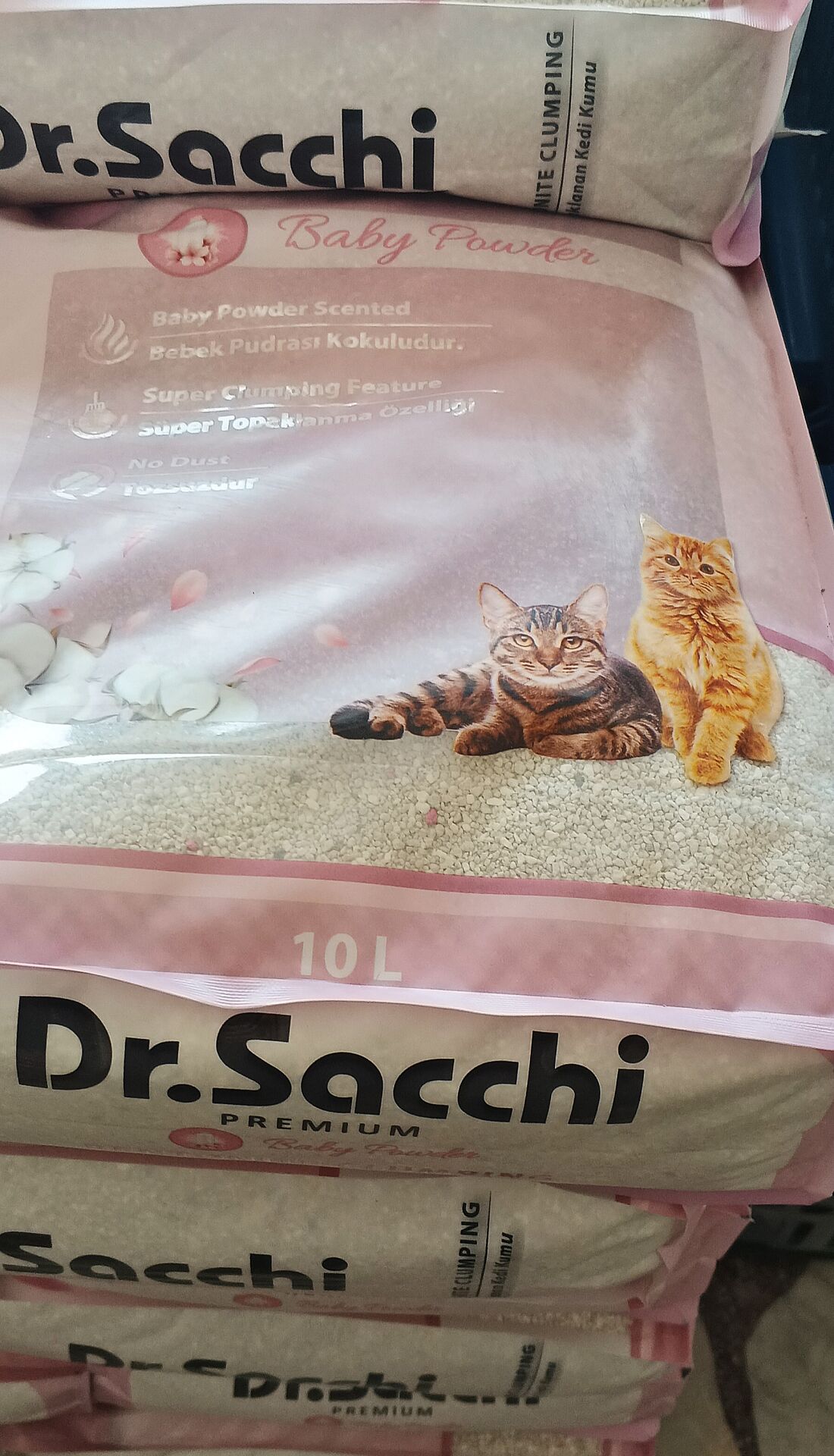 Dr. sacchi pudra kokulu kedi kumu 10 litre